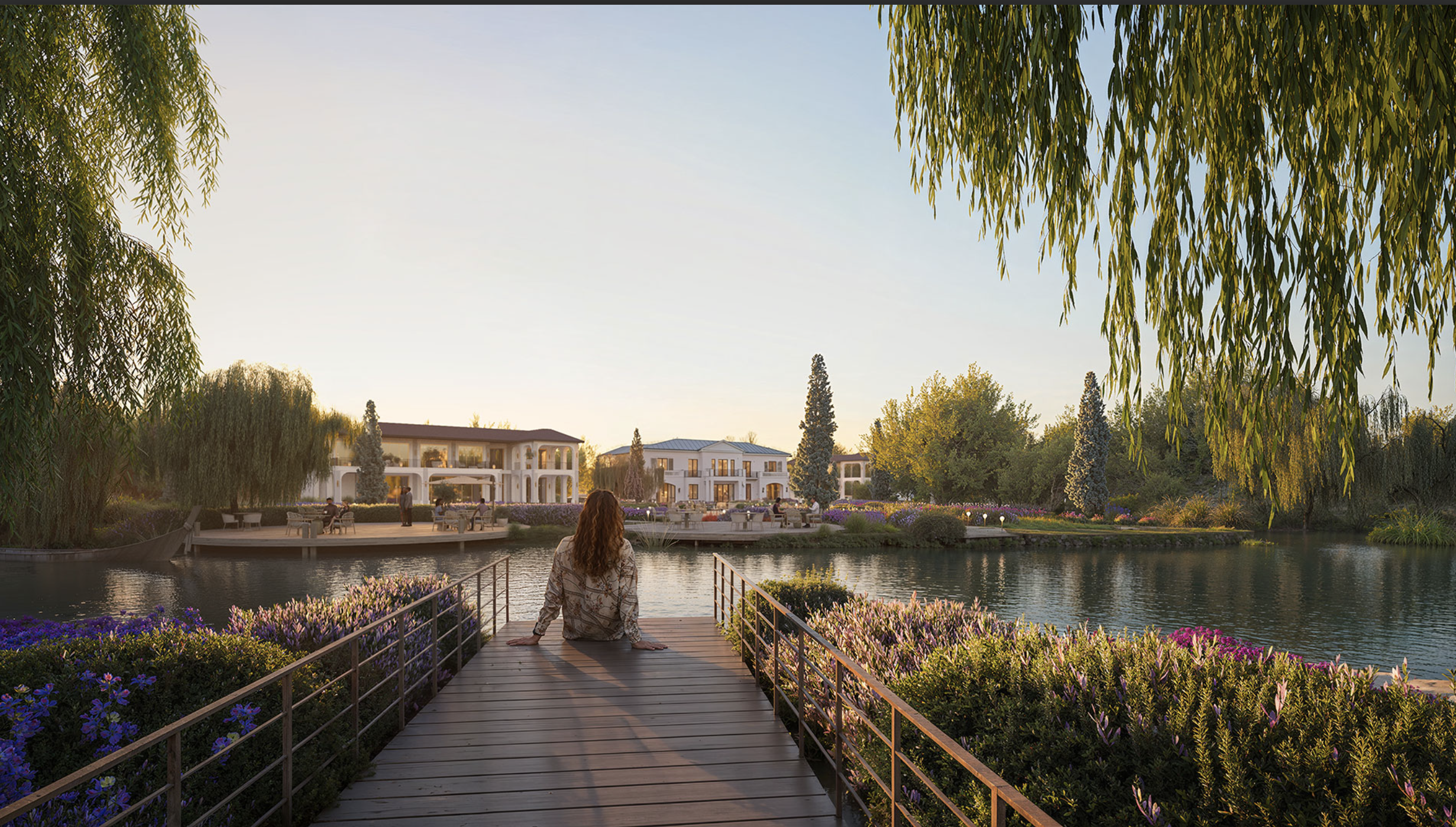 Riverside villas