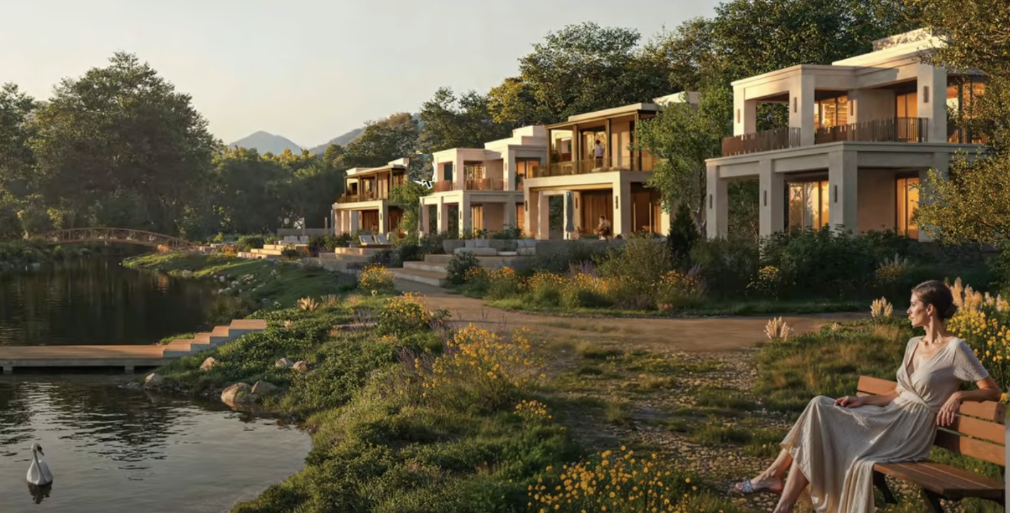 Villa garden